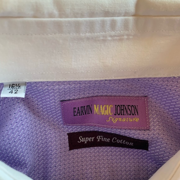 Earvin Magic Johnson Signature Dress Shirt - Picture 2 of 6